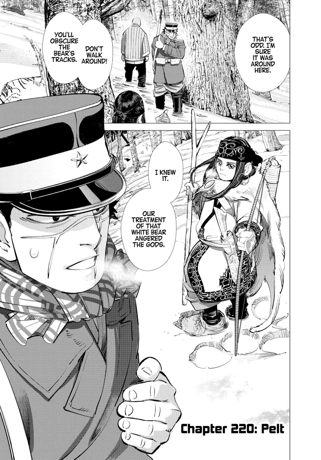 Golden Kamuy chapter 220, page 1