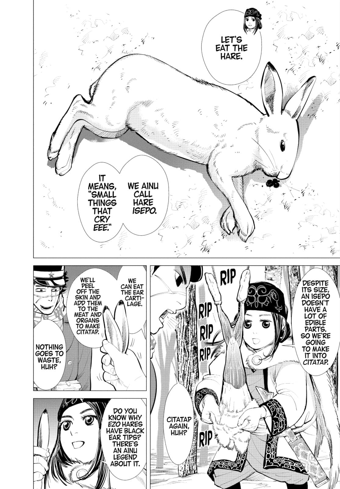 Golden Kamuy chapter 8, page 2