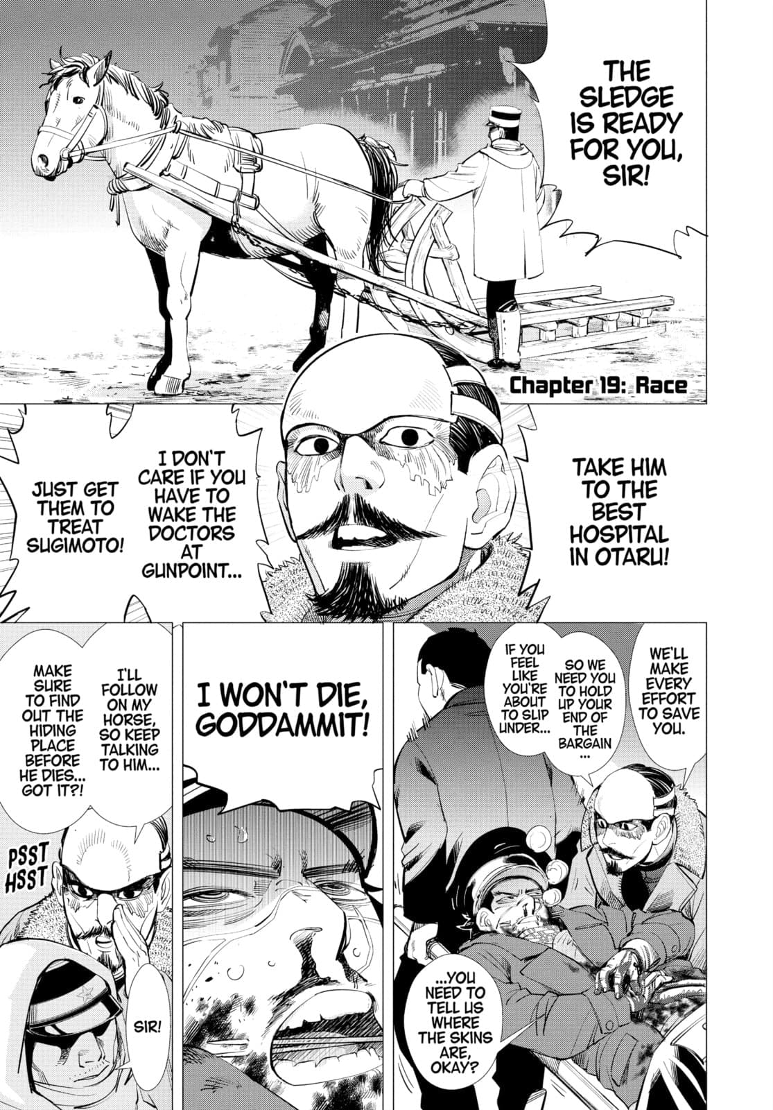 Golden Kamuy chapter 19, page 1